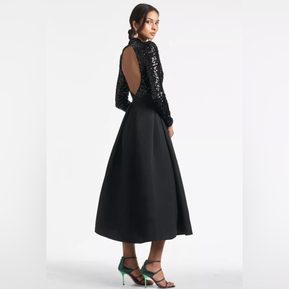 Sachin & Babi Amity Fit & Flare Sequin Midi-Dress